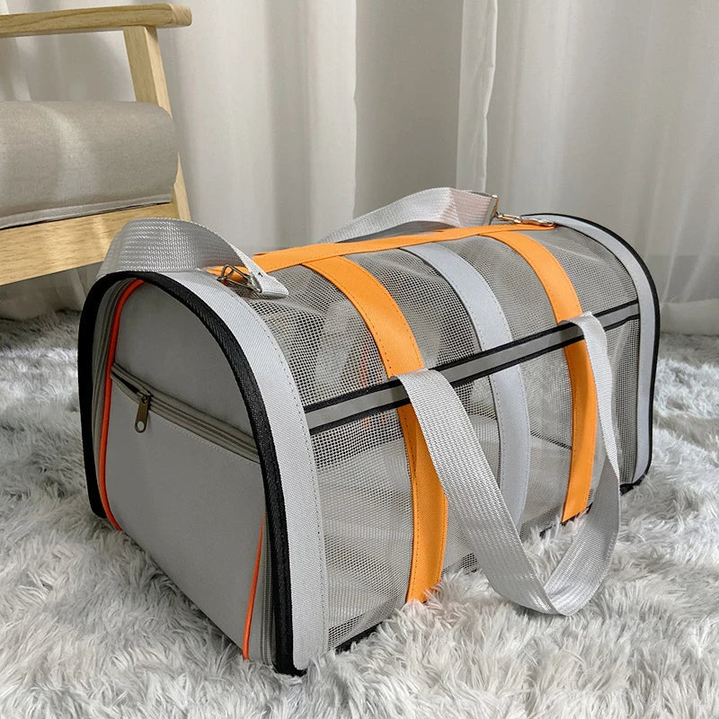Sac à main pliable de luxe pour le transport facile et élégant des animaux de compagnie