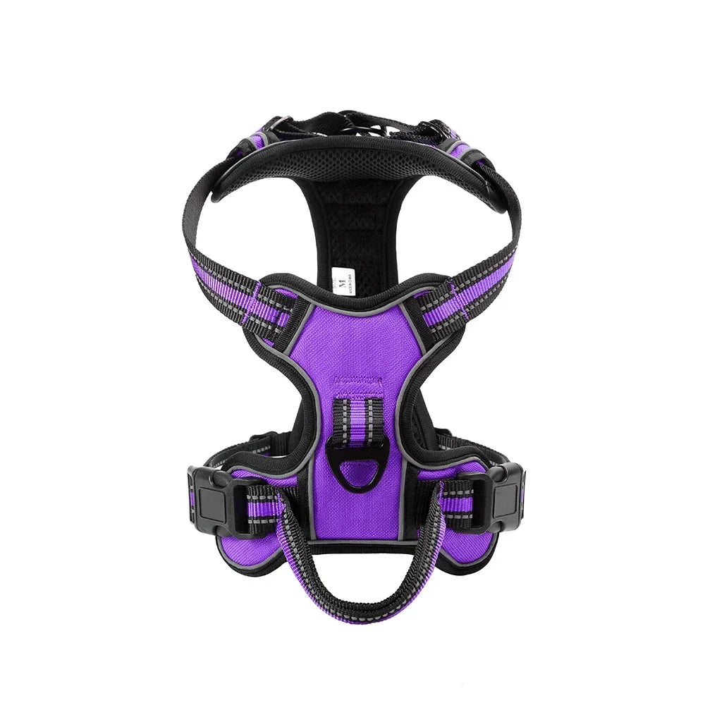 Harnais pour chien en nylon réglable pour confort et sécurité