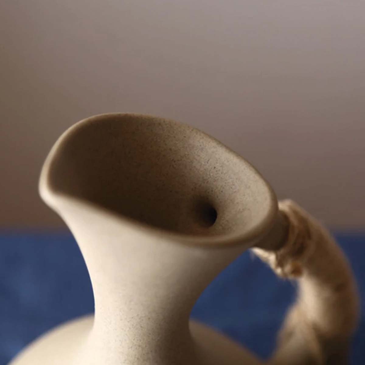 Cruche en céramique artisanale | Vaisselle de table élégante et naturelle pour boire