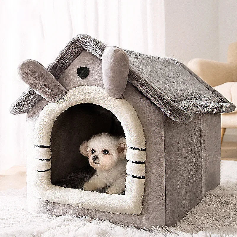 Lit pliable confortable pour petits animaux de compagnie