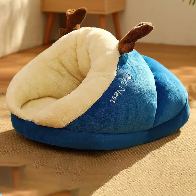 Lit pliant de luxe pour chien - Parfait pour un hiver chaud et confortable