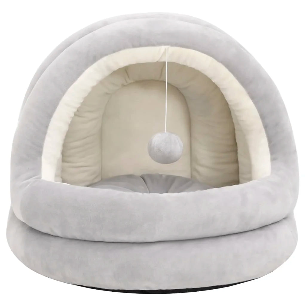 Grotte en peluche confortable pour animaux de compagnie pour des câlins amusants