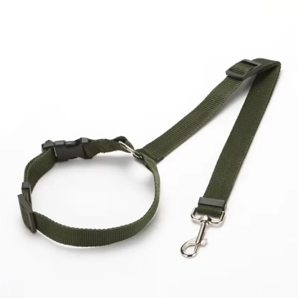 Ceinture de sécurité et harnais en nylon réglables pour chien pour un voyage sûr et confortable