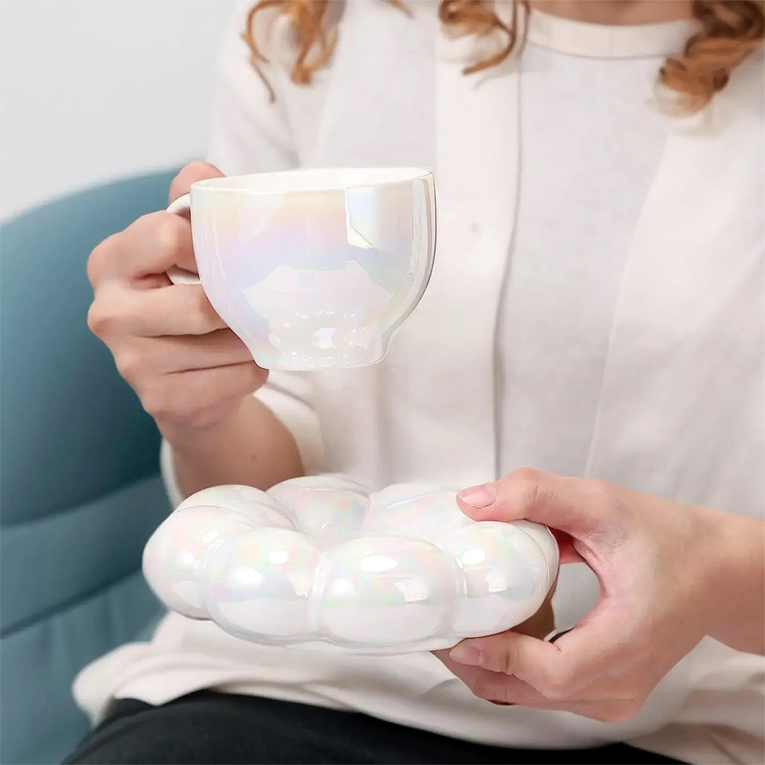 Tasse élégante tournesol avec motif floral parfaite pour un beau petit-déjeuner