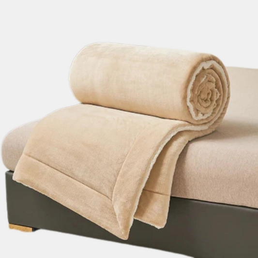 Couverture en polaire luxueuse - Plaid doux et chaud pour un confort ultime dans le salon et la chambre à coucher