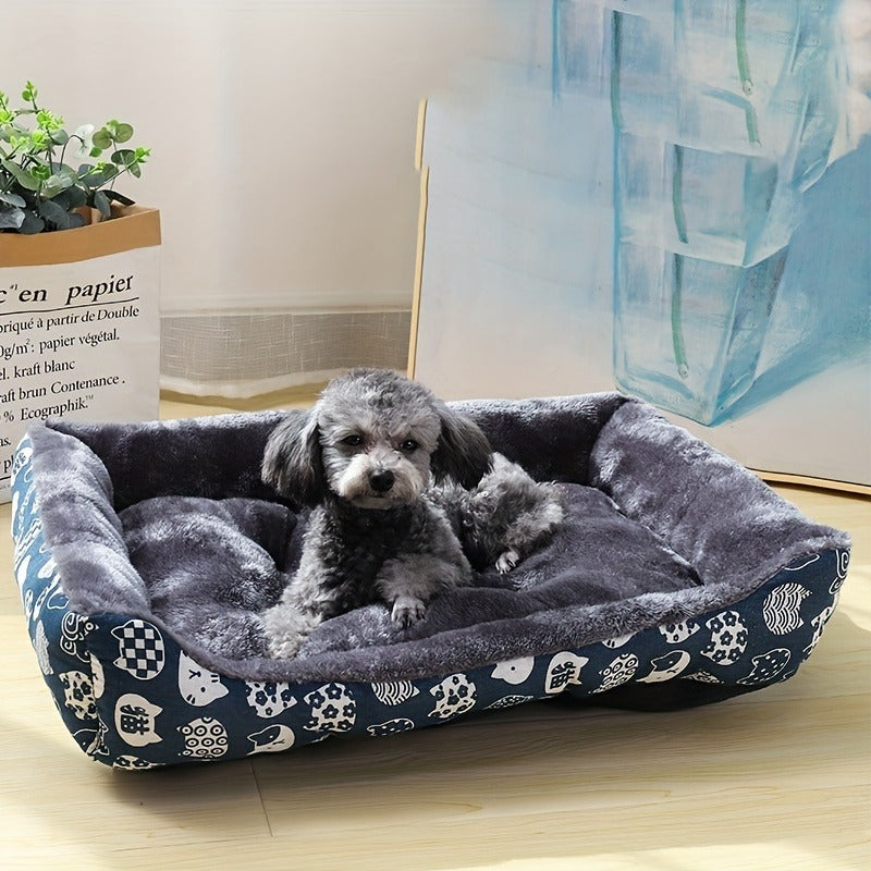 Canapé-lit de luxe PlushPaws pour chien