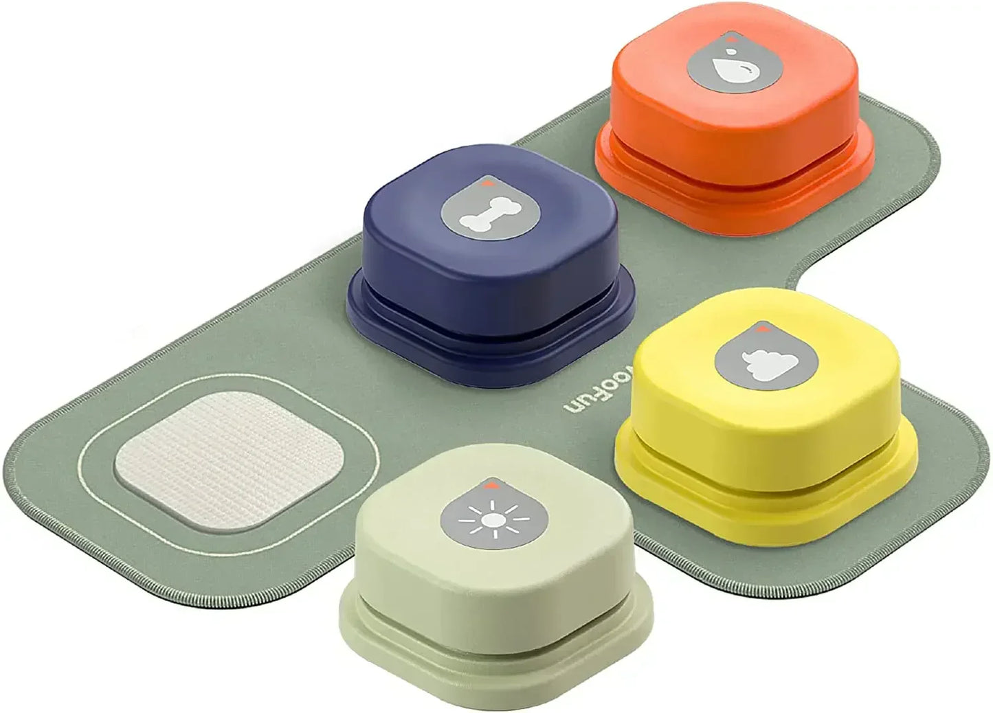 Ensemble de boutons d'animation pour une meilleure communication interactive avec les chiens